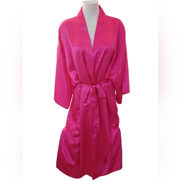 Eaton Other - 2/40$ Eaton Vanity Fair Pink Satin Robe One Size